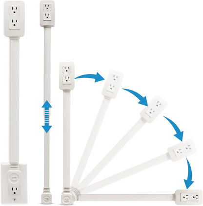 Toma Corriente Extensible con Puerto USB.