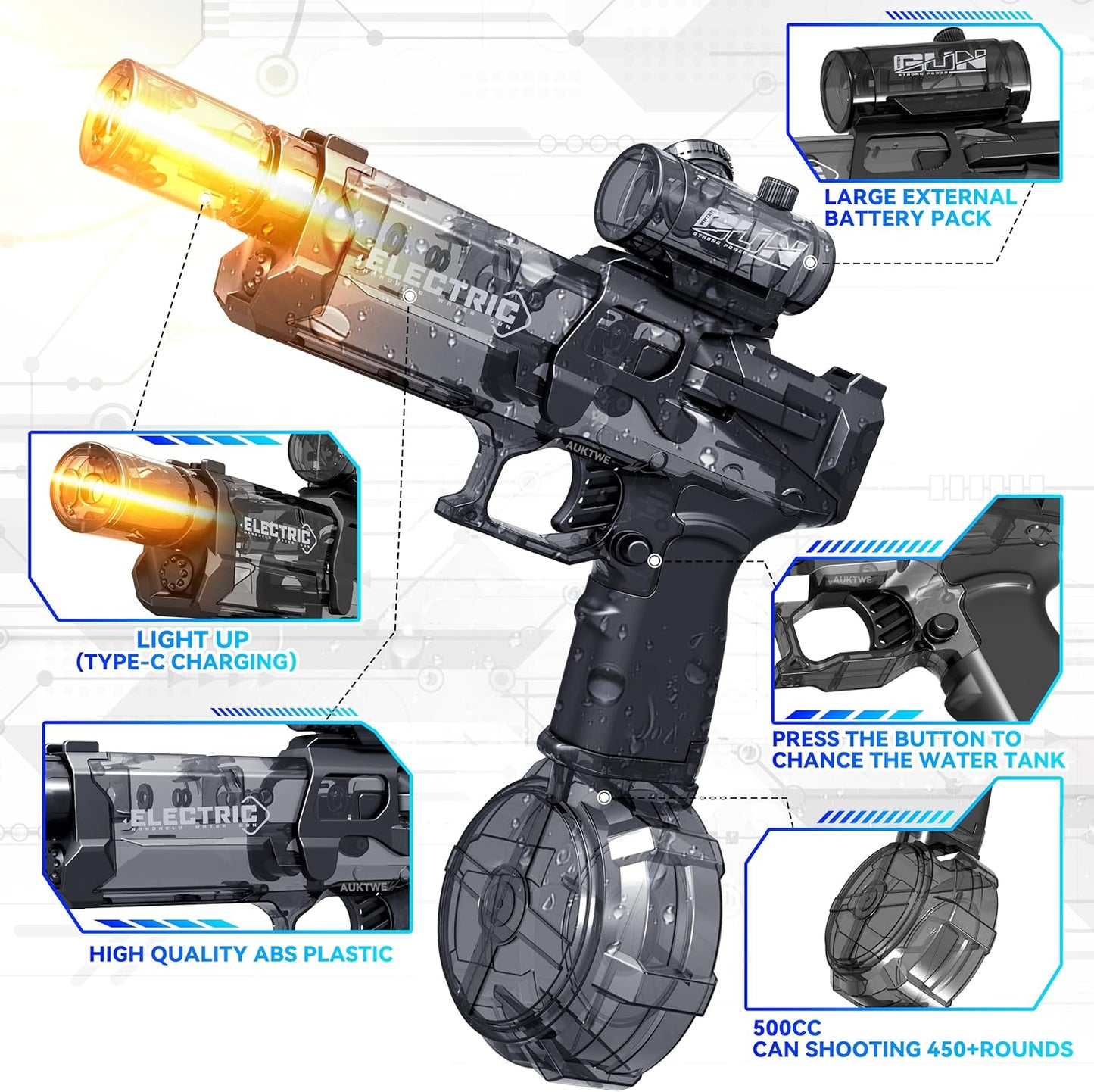 Pistola de Agua Eléctrica - Water Gun